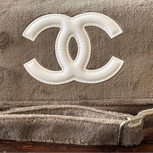 CHANEL Crossbody Bag in Beige and White